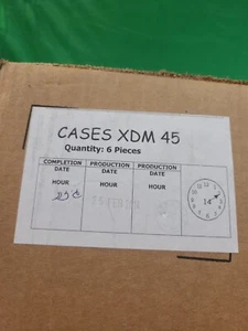 XDM 45 Plastic Gun Case Springfield Armory Pistol Black w Foam Insert-LOT OF 6 - Picture 1 of 7