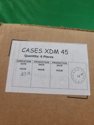 XDM 45 Plastic Gun Case Springfield Armory Pistol Black w Foam Insert-LOT OF 6 - Image 1 of 4