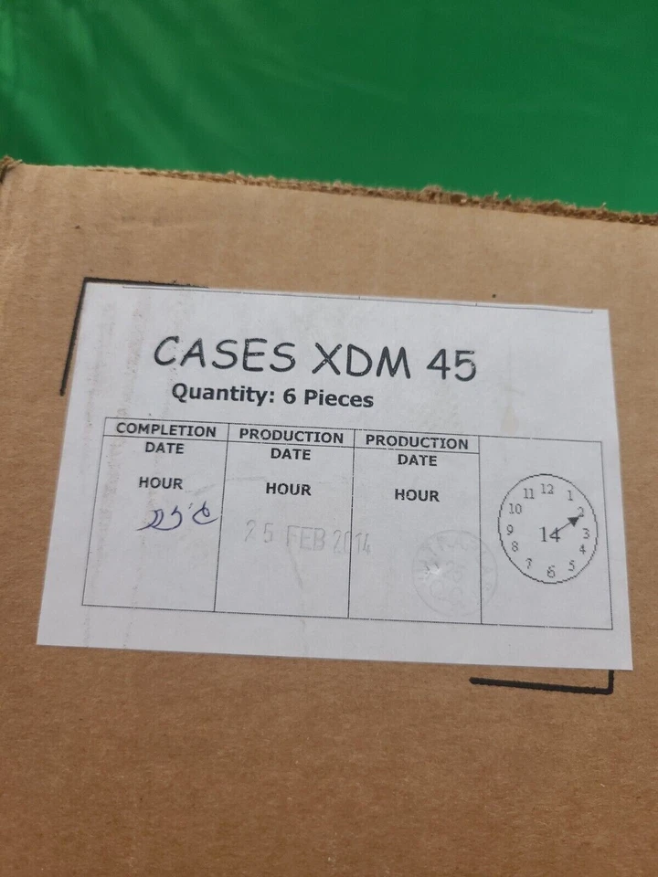 XDM 45 Plastic Gun Case Springfield Armory Pistol Black w Foam Insert-LOT OF 6 - Image 1 of 4