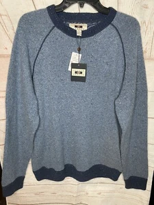 Joseph Abboud Pullover 80% Lammwolle Gr. XL blau - Bild 1 von 9