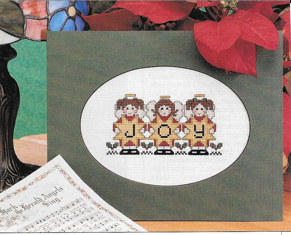 Joyful Angels Cross Stitch Pattern - Image 1 of 1