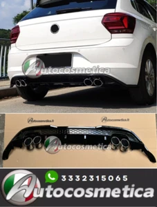 DIFFUSOR ABZIEHER EINSATZ FÜR VW POLO AW1 17-20 STANDARD RESTLING + ENDROHRE - Bild 1 von 8