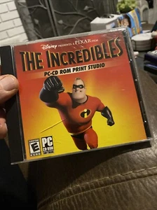 Disneys The Incredibles PC-CD ROM Print Studio PC 2005 Disney Interactive TESTED - Picture 1 of 4