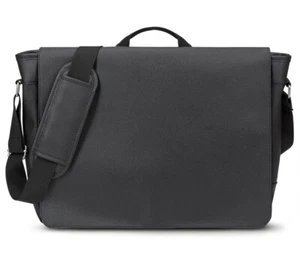 NEW MENS SOLO BLANKSLATE FAUX LEATHER BRIEFCASE MESSENGER BAG - Picture 1 of 5