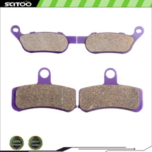 For 2008-2016 Harley Dyna Street Bob FXDB Front & Rear Carbon Fiber Brake Pads - Picture 1 of 9