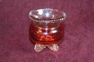 Vintage Ruby Stained Colorado Toothpick Holder - US Glass 1898 - Picture 1 of 5