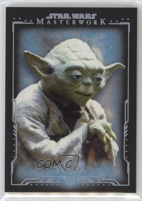 2015 Topps Star Wars Masterwork Blue Metallic /299 Yoda #7 1cc7 - Image 1 of 3