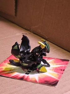Bakugan Gundalian Invaders Black Darkus Helix Dragonoid - Picture 1 of 7