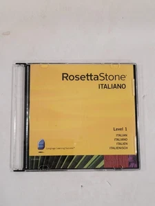 ROSETTA STONE Italian Level 1 CD - Italian Language CD - Italiano - CD Only - Picture 1 of 6