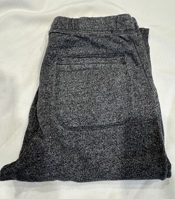 Urban Outfitters Jogger Sweatpants Men's Medium Drawstring Cotton Black Marled - Image 1 of 4