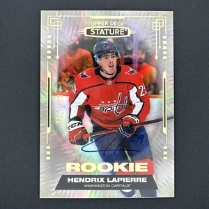 2021-22 Upper Deck Stature Rookies/199 Hendrix Lapierre #171 Rookie Auto RC - Imagen 1 de 2
