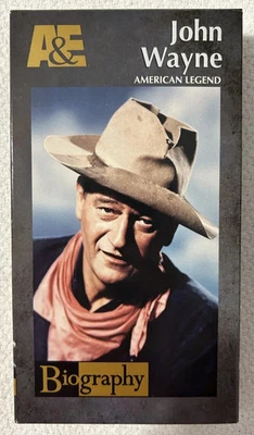 John Wayne - American Legend A&E Biography (VHS, 1998) Tested Foto 1 de 4