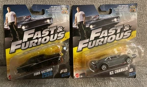 Lote de 2 Ford Victoria 1956 F8 Rápido y Furioso - Cargador de Hielo 4/32 - Imagen 1 de 5