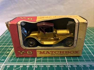 Matchbox, Models of Yesteryear, Y6 1913 Cadillac, Boxed - Image 1 of 4