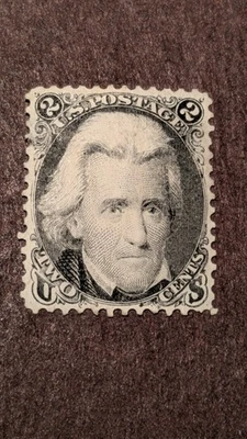 EE. UU. Sello #73 en estado bastante bueno/muy bueno como nuevo sin goma con pequeño delgado Foto 1 de 3