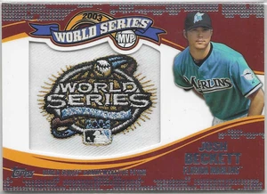 2014 Topps Update World Series MVP Josh Beckett #WSP-JBE Patch EX/NM - Bild 1 von 2