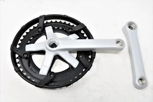 Juego de cadena de bicicleta de montaña de carretera doble sin cabaña 36/44 dientes rueda dentada 150 mm brazo corto - Imagen 1 de 2