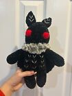 Crochet Handmade Mothman Monster Spooky Halloween Plushie Stuffed Animal Toy