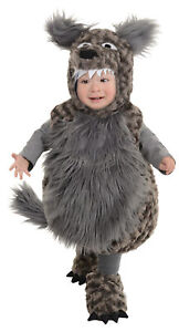 Wolf Infant Animal Costume Plush Swirl Fur Body Halloween Underwraps Toddler