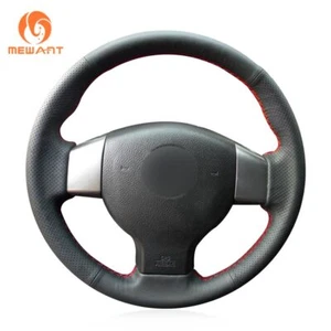 Steering Wheel Cover Wrap Leather for Nissan Note Tiida Bluebird Sylphy A - Picture 1 of 26