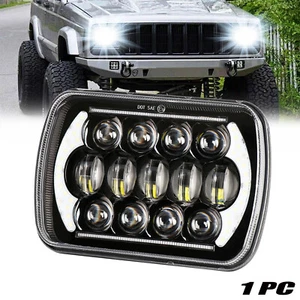 Brightest 5X7" 7x6" Rectangle LED Headlight HI/LO/DRL for Toyota Pickup Truck - Picture 1 of 15