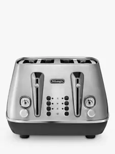 De'Longhi Distina X 4 Slice Toaster - Stainless Steel B+ - Picture 1 of 2
