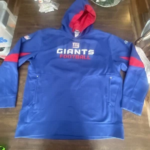 Sudadera con capucha New York Giants Reebok NFL auténtica lateral para hombre XL  - Imagen 1 de 12