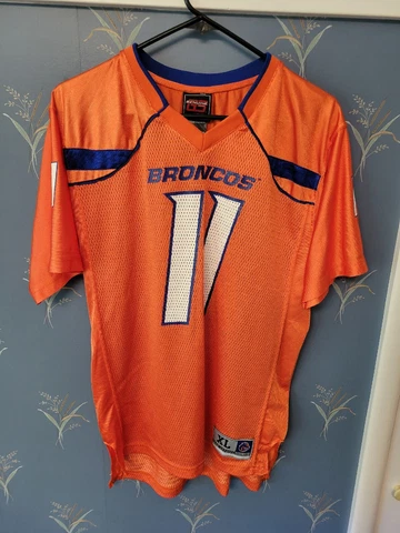 NCAA Boise State Broncos #11 Youth Extra Large XL Football Jersey Orange Cover