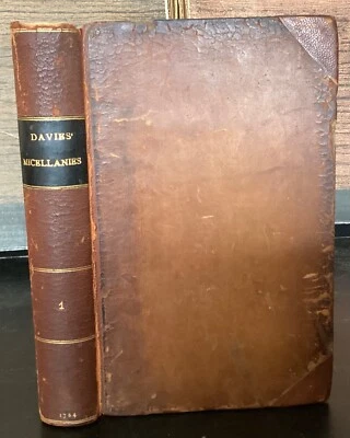 1784 Dramatic Miscellanies; Vol. 1 of 3 Only, w/ Observations on Shakespeare - Image 1 of 4