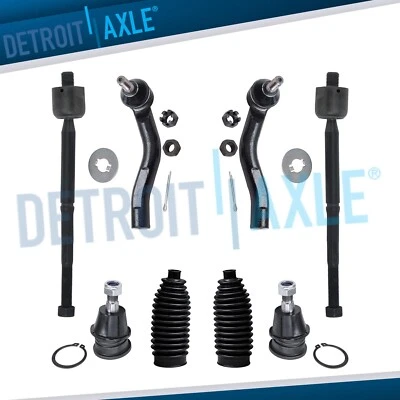 Rótulas inferiores delanteras Tierods interiores exteriores + botas para Toyota Echo 2000-2005 Foto 1 de 4