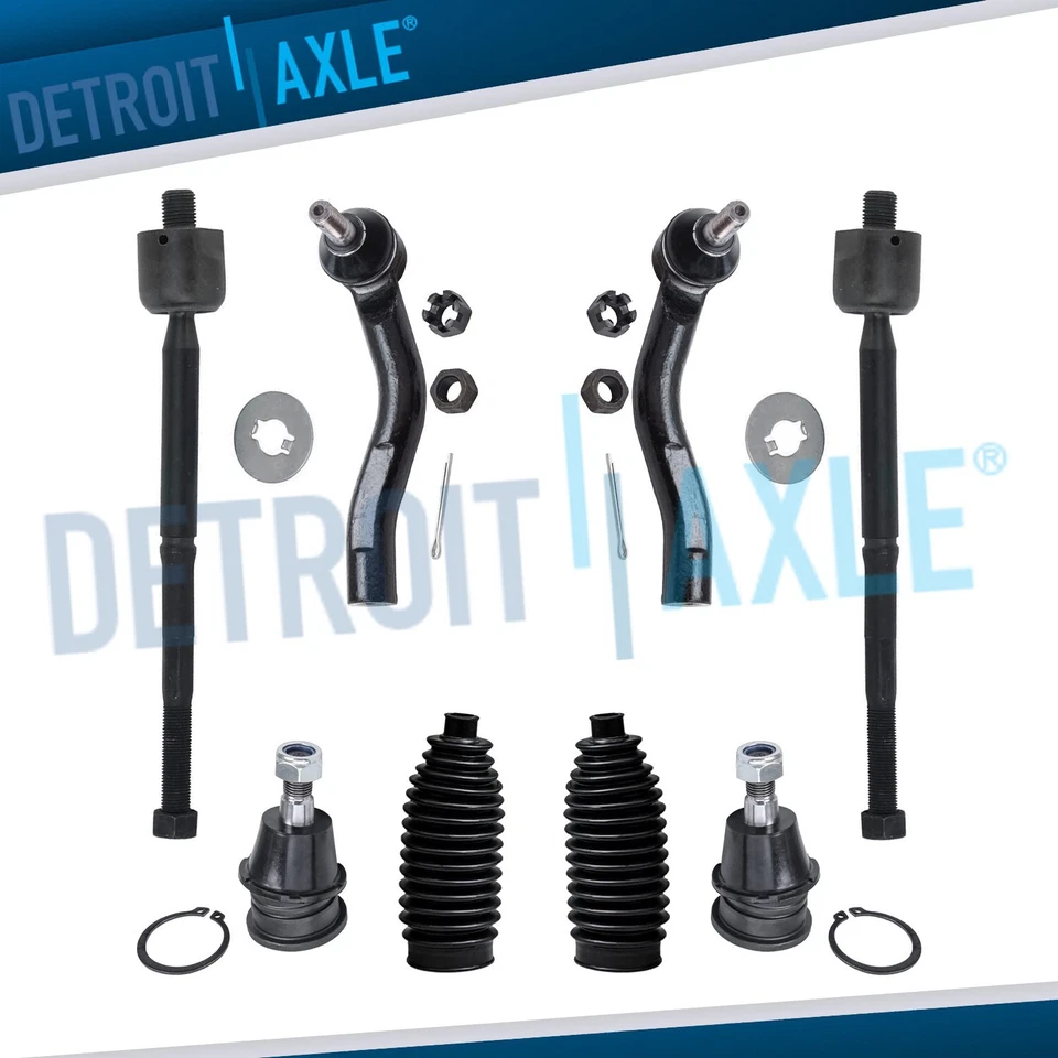 Rótulas inferiores delanteras Tierods interiores exteriores + botas para Toyota Echo 2000-2005 Foto 1 de 4