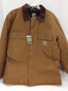 Carhartt Herren Duck Trachtenmantel/Arktis gesteppt gefüttert braun C003 - Bild 1 von 6