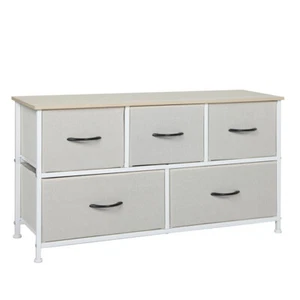 Storage Cabinet Tower Chest Beige - Picture 1 of 8