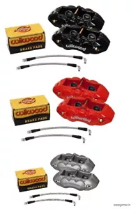WILWOOD Rear Caliper SET,D8-4 Anodized CALIPERS,1965-1982 CORVETTE,C2,C3,Pads * - Picture 1 of 5
