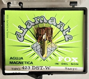 AGUJA TOCADISCOS FOX - 423 DST-W/DIAMANTE - SANYO - Picture 1 of 3