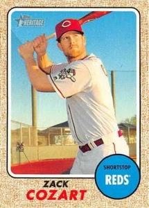 2017 Topps Heritage #192 Zack Cozart Reds NM-MT ID:157497 - Picture 1 of 2