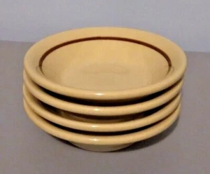 De Colección Buffalo China CafeWare Restaurante Artículos Tostados con Marrón 4.75" Tazón Redondo 4 piezas. - Imagen 1 de 4