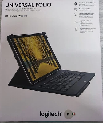 Tastiera Logitech Universal Folio iPad - Immagine 1 di 4