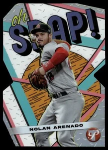 2023 Topps Pristine NOLAN ARENADO ¡OH A PRESIÓN! INSERT DIECUT OS-15 CARDINALES - Imagen 1 de 2