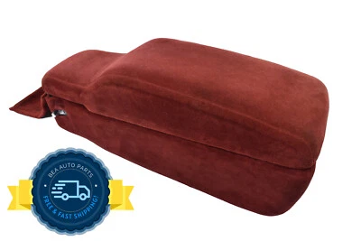 Buick LeSabre 1992 consola central tela roja banco asiento reposabrazos almacenamiento superior OEM Foto 1 de 4