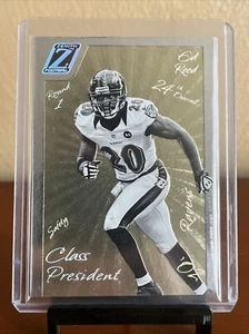 2022 Zenith Class President Copper #8 Ed Reed SP Silver Holo - Foto 1 di 2