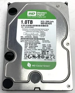 Western Digital Caviar Green HDD - 1TB WD10EADS-00M2B0 - Festplatte intern 3,5" - Afbeelding 1 van 1