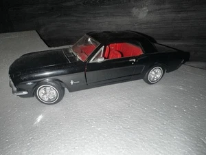 Revell 1965 Ford Mustang Black Hardtop 1:18 Diecast (SEE PHOTOS FOR CONDITION) - Picture 1 of 11