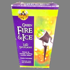 Spirit Halloween Fire And Ice LED Spotlight Light Indoor Outdoor - Picture 1 of 6
