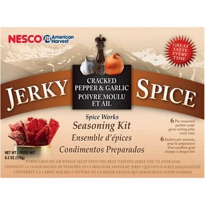 BJG-6, Jerky Spice Works, Cracked Pepper & Garlic Flavor, 6 Piece Set - Picture 1 of 1