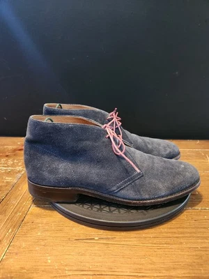 J. Botas Crew Gamuza Desierto Azul Marino Chukka Para Hombres 10.5 EE. UU. 05704 Goodyear Welt Foto 1 de 4