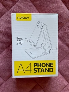 Nulaxy A4 Hands Free Desk Cell Phone Stand Adjustable Foldable - Bild 1 von 3