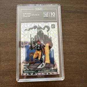 2021 Panini Donruss Optic Downtown #DT20 Najee Harris RC TAG 10 - Picture 1 of 2