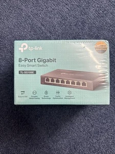 TP-LINK (TL-SG108E) 8 ports Gigabit Easy Smart Switch boîtier en acier - Photo 1/4