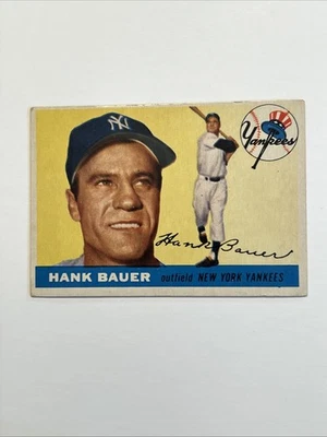 1955 Topps - High # Hank Bauer #166 - Изображение 1 из 2